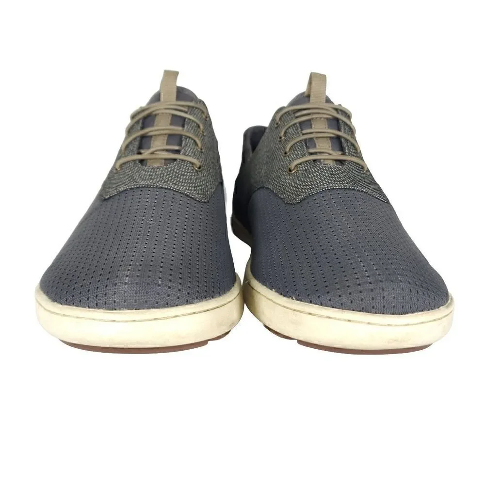 OluKai Men's Nohea Moku US 10 Gray Lace Up Flats Loafer Sneakers Shoes